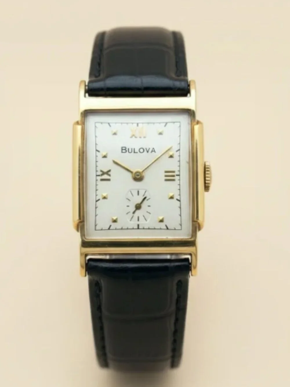 Gent's Bulova 14k Yellow Gold Mechanical Wind Watch